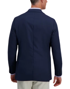 Haggar Active Series™ 4-Way Stretch Classic Fit Blazer, Black -Cole Haan Shop MW40 16TA 01 HAGGAR NAVY SOLID ALT1 1