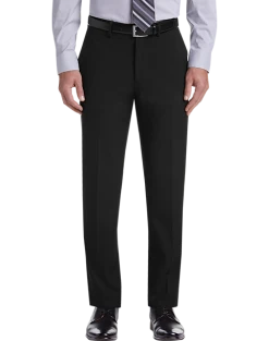 Haggar Premium 4-Way Stretch Dress Pants, Charcoal Heather