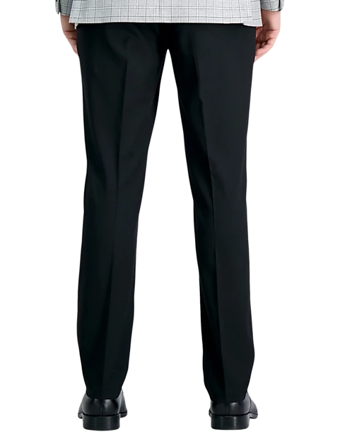 J.M. Haggar Premium 4-Way Stretch Classic Fit Dress Pants, Sand Sharkskin 2 J.M. Haggar Premium 4-Way Stretch Classic Fit Dress Pants, Sand Sharkskin - Image 2