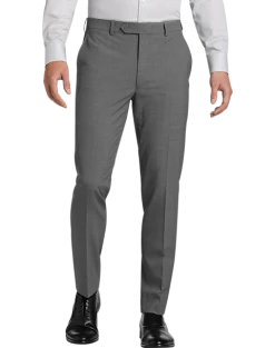 Calvin Klein Jayden Skinny Fit Stretch Dress Pant, Light Gray