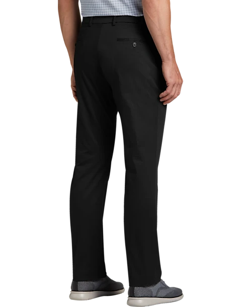 Michael Strahan Modern Fit Flex Dress Pants, Black 2 Michael Strahan Modern Fit Flex Dress Pants, Black - Image 2