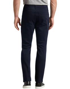 Awearness Kenneth Cole Modern Fit Stretch Waist Pants, Black -Cole Haan Shop MW40 22RJ 01 AWEARNESS KENNETH COLE NAVY SOLID ALT1 1