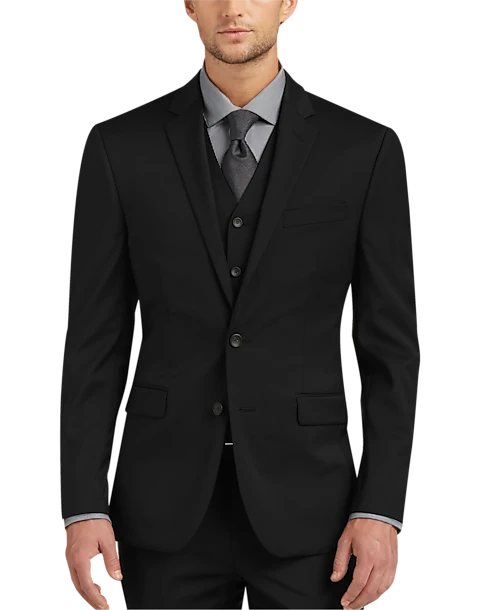 Awearness Kenneth Cole AWEAR-TECH Slim Fit Suit, Black 3 Awearness Kenneth Cole AWEAR-TECH Slim Fit Suit, Black - Image 3