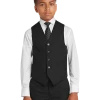 Joseph Abboud Boys Suit Separates Vest, Charcoal