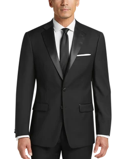 Calvin Klein X-Fit Slim Fit Notch Lapel Tuxedo Separates, Black