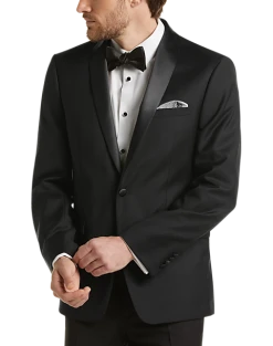 Calvin Klein Slim Fit Shawl Collar Tuxedo Separates, Black