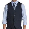 Joseph Abboud Charcoal Tic Modern Fit Suit Separates Vest