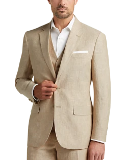 JOE Joseph Abboud Linen Slim Fit Suit Separates Coat, Tan -Cole Haan Shop MW40 3RTA 23 JOE JOSEPH ABBOUD TAN CHAMBRAY ALT7