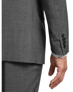 Lauren By Ralph Lauren Classic Fit Suit Separates Coat, Gray Sharkskin -Cole Haan Shop MW40 3UN1 90 LAUREN BY RALPH LAUREN GRAY SHARKSKIN ALT1