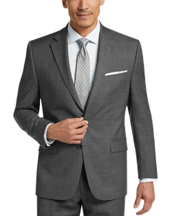 Lauren By Ralph Lauren Classic Fit Suit Separates Coat, Gray Sharkskin -Cole Haan Shop MW40 3UN1 90 LAUREN BY RALPH LAUREN GRAY SHARKSKIN ALT8