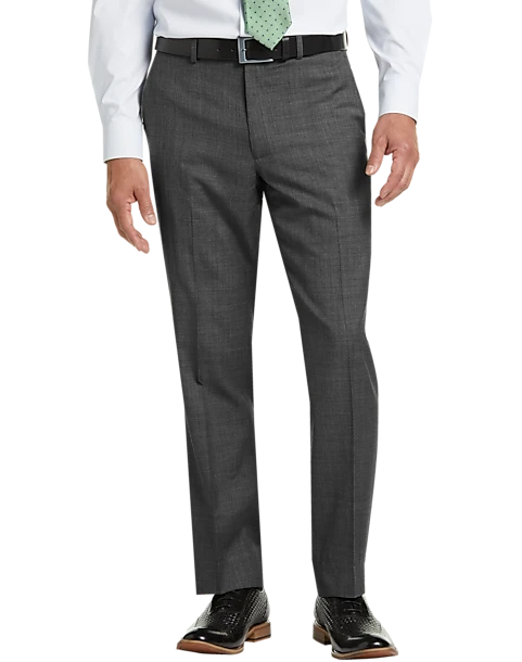 Lauren By Ralph Lauren Gray Sharkskin Classic Fit Suit Separates Pants 1 Lauren By Ralph Lauren Gray Sharkskin Classic Fit Suit Separates Pants