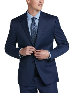 Michael Strahan Postman Blue Classic Fit Suit -Cole Haan Shop MW40 3V4H 14 MICHAEL STRAHAN BLUE POSTMAN NEW MAIN