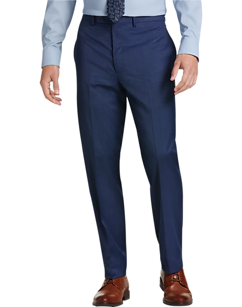 Michael Strahan Classic Fit Suit Separates Pants, Postman Blue 1 Michael Strahan Classic Fit Suit Separates Pants, Postman Blue