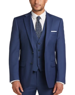 Calvin Klein X-Fit Slim Fit Suit Separates Coat, Blue -Cole Haan Shop MW40 3V9A 14 CALVIN KLEIN BLUE NEW ALT7 1