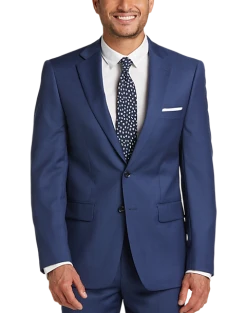 Calvin Klein X-Fit Slim Fit Suit Separates Coat, Blue