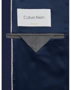 Calvin Klein Skinny Fit Suit Separates Coat, Blue -Cole Haan Shop MW40 3V9M 14 CALVIN KLEIN SKINNY BLUE NEW ALT2