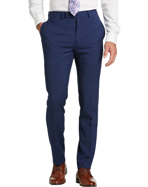 Calvin Klein Skinny Fit Suit Separates Pants, Blue 1 Calvin Klein Skinny Fit Suit Separates Pants, Blue