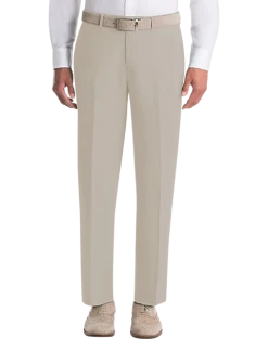 Lauren By Ralph Lauren Classic Fit Linen Suit Separates Pants, Tan