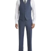 Lauren By Ralph Lauren Classic Fit Suit Separates Vest, Blue Sharkskin