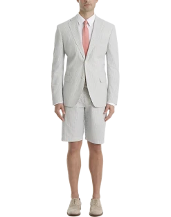 Lauren By Ralph Lauren Classic Fit Suit Separates Short, Blue & White Seersucker 3 Lauren By Ralph Lauren Classic Fit Suit Separates Short, Blue & White Seersucker -Cole Haan Shop MW40 3VEY 76 LAUREN BY RALPH LAUREN BLUE WHITE SEERSUCKER ALT1