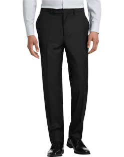 Michael Strahan Classic Fit Suit Separates Pants, Black