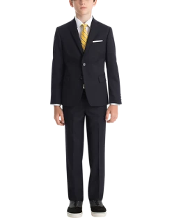 Lauren By Ralph Lauren Boys (Sizes 8-20) Suit Separates Pants, Blue Sharkskin