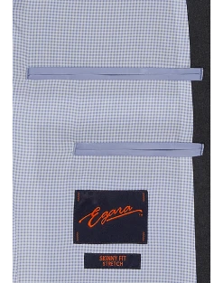 Egara Skinny Fit Suit Separate Coat, Postman Blue -Cole Haan Shop MW40 3VHC 17 EGARA ORANGE CHARCOAL GRAY ALT3