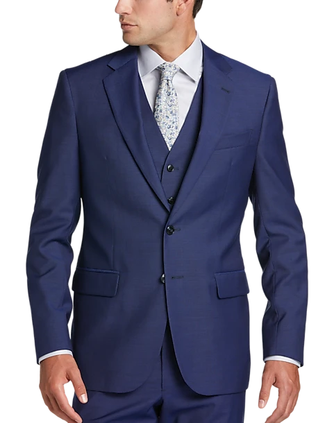Joseph Abboud Modern Fit Suit Separates Coat, Blue 6 Joseph Abboud Modern Fit Suit Separates Coat, Blue - Image 6
