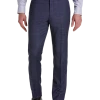Calvin Klein X-Fit Slim Fit Suit Separates Pants, Blue Windowpane