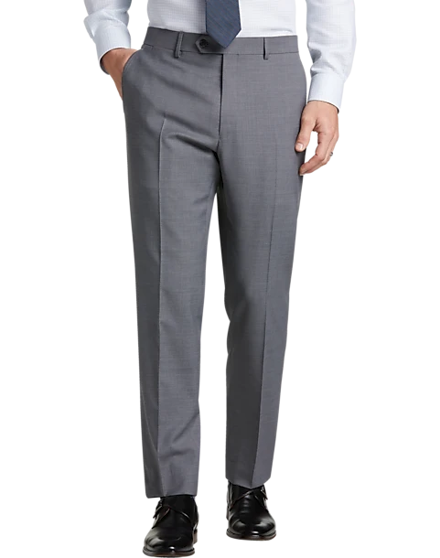 Tommy Hilfiger Modern Fit Flex Suit Separates Pants, Gray 1 Tommy Hilfiger Modern Fit Flex Suit Separates Pants, Gray