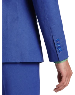 Paisley & Gray Slim Fit Suit Separates Jacket, Blue -Cole Haan Shop MW40 3W24 14 PAISLEY GRAY BLUE POSTMAN ALT2