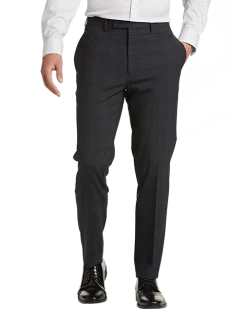 Calvin Klein X-Fit Slim Fit Suit, Charcoal Plaid -Cole Haan Shop MW40 3W56 66 CALVIN KLEIN CHARCOAL PLAID ALT2