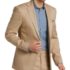 Calvin Klein X-Fit Slim Fit Linen Blend Suit Separates Coat, Tan