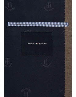 Tommy Hilfiger Modern Fit Suit Separates Coat, Tan Sharkskin 6 Tommy Hilfiger Modern Fit Suit Separates Coat, Tan Sharkskin -Cole Haan Shop MW40 3W6A 05 TOMMY HILFIGER TAN SHARKSKIN ALT3 4