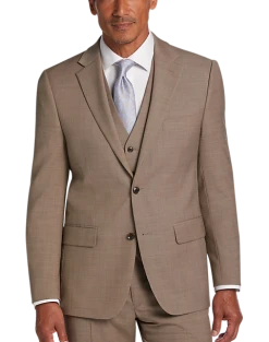 Tommy Hilfiger Modern Fit Suit Separates, Gray Sharkskin -Cole Haan Shop MW40 3W6A 05 TOMMY HILFIGER TAN SHARKSKIN ALT7 3