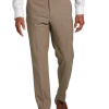 Tommy Hilfiger Modern Fit Suit Separates Pant, Tan Sharkskin