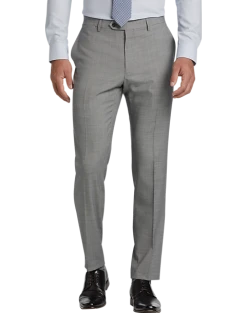 Tommy Hilfiger Modern Fit Suit Separates Pant, Gray Sharkskin