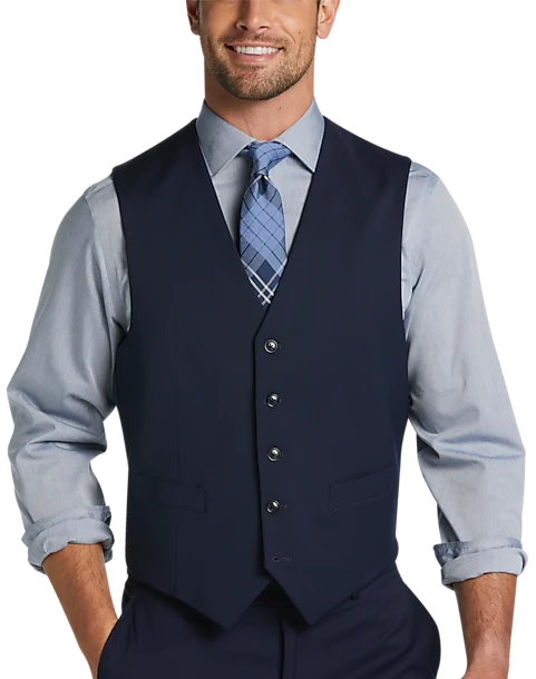 Tommy Hilfiger Modern Fit Suit Separates Vest, Navy 1 Tommy Hilfiger Modern Fit Suit Separates Vest, Navy