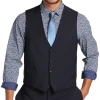 Calvin Klein X-Fit Slim Fit Suit Separates Vest, Navy