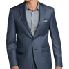 Calvin Klein X-Fit Slim Fit Suit Separates Coat, Blue Sharkskin