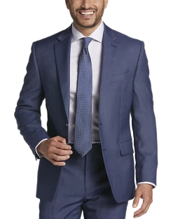 Lauren By Ralph Lauren Classic Fit Suit Separates Coat, Blue Tic