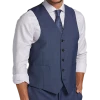 Lauren By Ralph Lauren Classic Fit Suit Separates Vest, Blue Tic