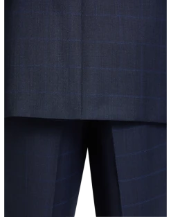 Lauren By Ralph Lauren Classic Fit Suit Separates Coat, Blue Plaid -Cole Haan Shop MW40 3W7N 67 LAUREN BY RALPH LAUREN BLUE PLAID ALT1