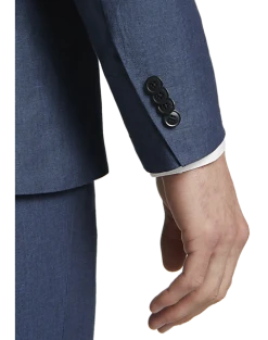 JOE Joseph Abboud Linen Slim Fit Suit Separates Jacket, Light Blue -Cole Haan Shop MW40 3W8H 01 JOE JOSEPH ABBOUD NAVY ALT1 1