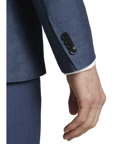 JOE Joseph Abboud Linen Slim Fit Suit Separates Jacket, Light Gray 2 JOE Joseph Abboud Linen Slim Fit Suit Separates Jacket, Light Gray - Image 2