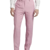 JOE Joseph Abboud Linen Slim Fit Suit Separates Dress Pant, Rose