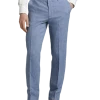JOE Joseph Abboud Linen Slim Fit Suit Separates Dress Pant, Light Blue