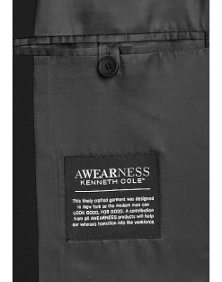 Awearness Kenneth Cole Knit Slim Fit Suit Separates Coat, Black 6 Awearness Kenneth Cole Knit Slim Fit Suit Separates Coat, Black -Cole Haan Shop MW40 3W9J 02 AWEARNESS KENNETH COLE BLACK ALT3 1