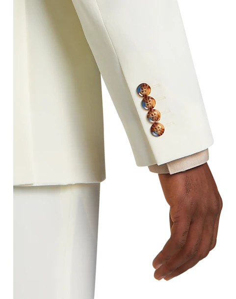 Tayion Classic Fit Suit Separates Coat, White 2 Tayion Classic Fit Suit Separates Coat, White - Image 2