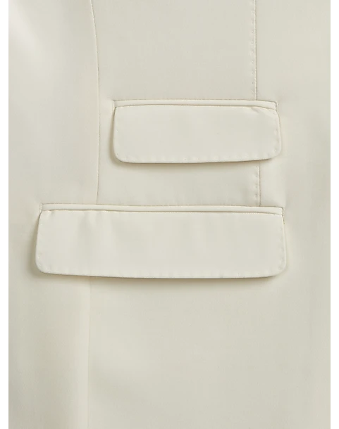 Tayion Classic Fit Suit Separates Coat, White 4 Tayion Classic Fit Suit Separates Coat, White - Image 4